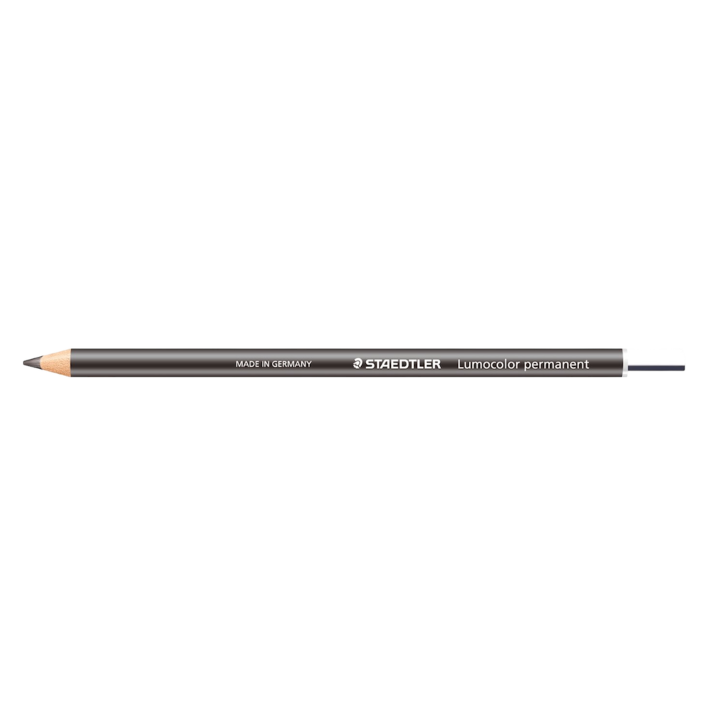 Staedtler 108 Glasochrom Permanent Marker Pencil Black